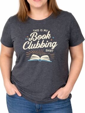 Bella Canvas Book Club Shirt Women XL Book Lover Tee Graphic Reading Shirt Teach